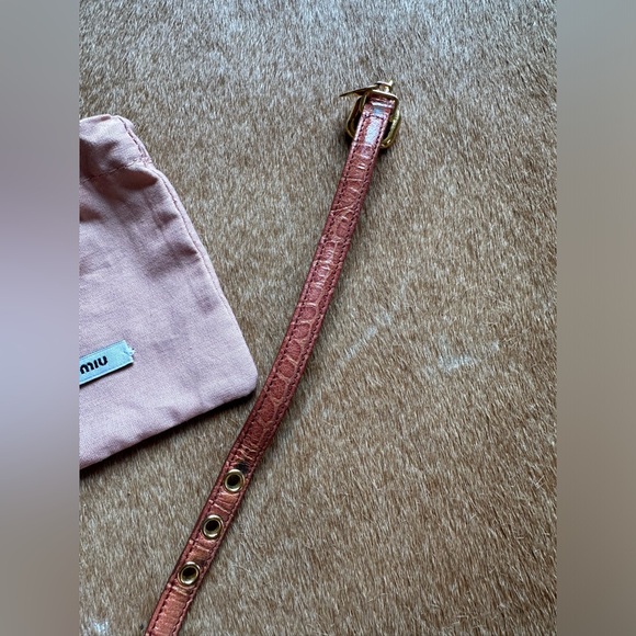 Miu Miu Leather Charm Bracelet - Picture 3 of 4